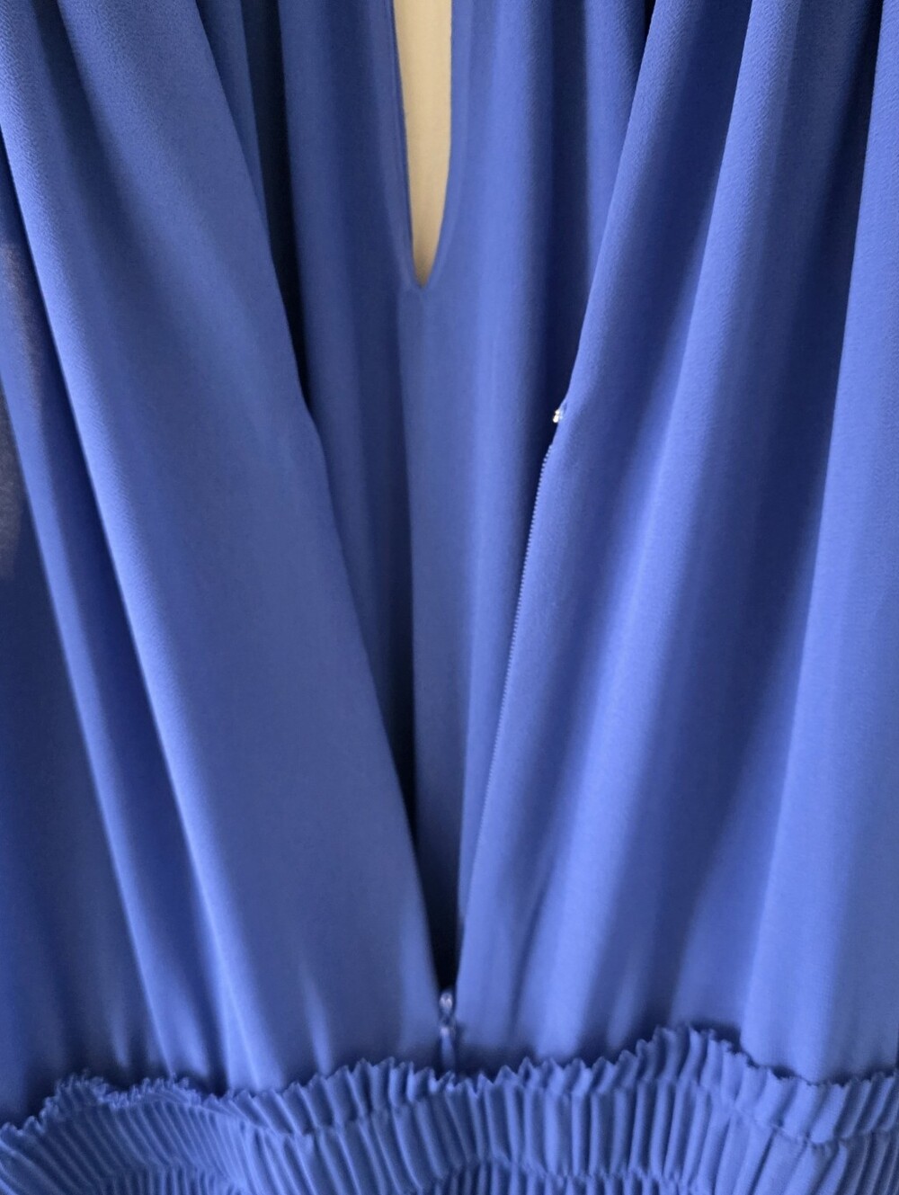 NWT MICHAEL Michael Kors XL Modern Luxury Royal Blue Party Cocktail Midi Dress - Picture 14 of 16